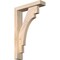 Ekena Millwork Merced Block Smooth Bracket w/ Offset Brace, Douglas Fir, 3 1/2"W x 14"D x 22"H BKT0402X14X22MRC05SDF - alternate 1